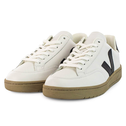 Veja V-12 Leather Xtra White Black Dune XD0203640-