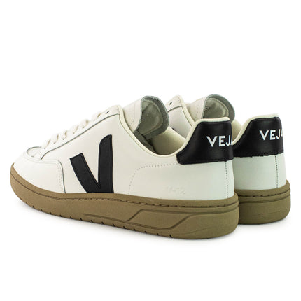 Veja V-12 Leather Xtra White Black Dune XD0203640-