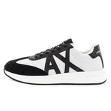 Armani Exchange Woven Sneaker XUX071-T685 - weiss-schwarz