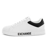 Armani Exchange Leather Sneaker XUX216-XV854 K488 - weiss-schwarz