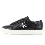 Calvin Klein Classic Cupsole Laceup Low Leather YM0YM00491-BDS - schwarz-weiss