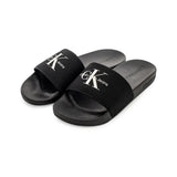 Calvin Klein Slide Monogram Badeschuhe YW0YW01835-0GM - schwarz