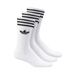 Adidas Solid Crew Socken 3er Pack S21489 - weiss-schwarz