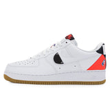 Nike Air Force 1 07 LV8 CT2298-101 - weiss-neon rot-schwarz