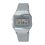 Casio Retro Digital Armband Uhr A700WEM-7AEF - silber