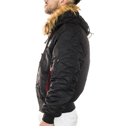 Alpha Industries Inc 45P Hooded Custom Bomber Jacke 113145-285-