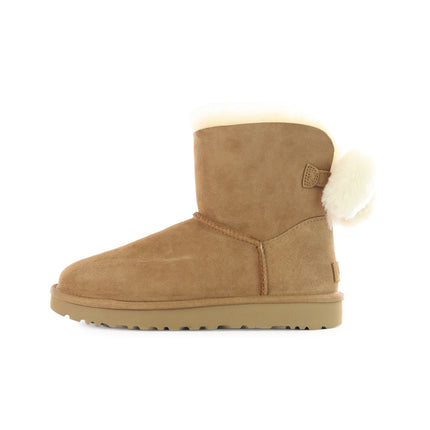 UGG Mini Bailey Fuzzy Bow Boot Winter Stiefel 1132018-CHE-