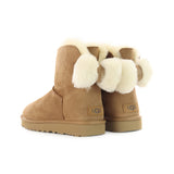 UGG Mini Bailey Fuzzy Bow Boot Winter Stiefel 1132018-CHE-