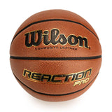 Wilson Reaction Pro Basketball Größe 7 WTB10137XB07 - braun-schwarz-gold