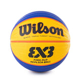 Wilson FIBA 3x3 Replica Rubber Basketball Größe 6 WTB1033XB - gelb-blau