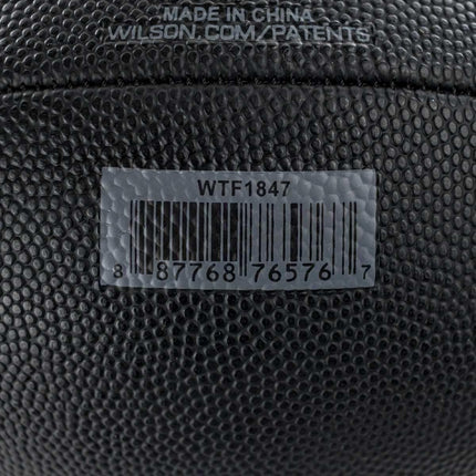 Wilson NFL Jet Black Junior Größe WTF1847XB-