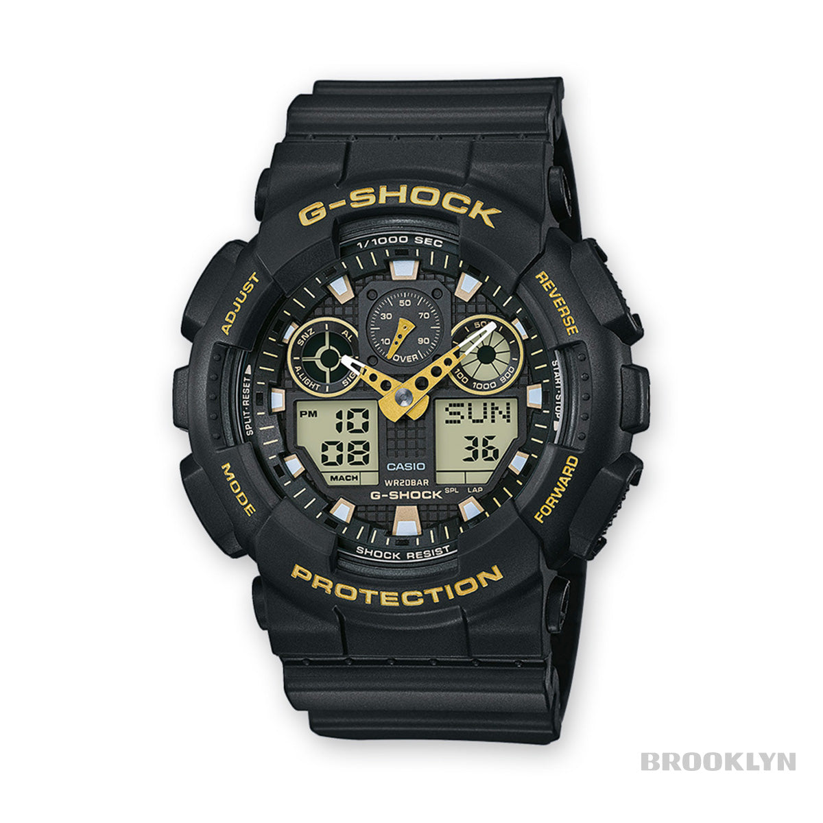 G-Shock Anadigi Wrist Watch Armband Uhr GA-100GBX-1A9ER-