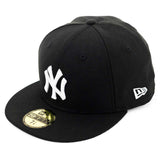 New Era New York Yankees 59Fifty MLB Season Basic Fitted Cap 10003436 - schwarz-weiss