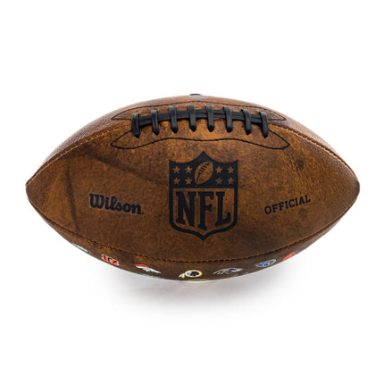 Wilson NFL Junior Throwback FB 32 Team Logo (Gr. 7) American Football WTF1534XBNFL-