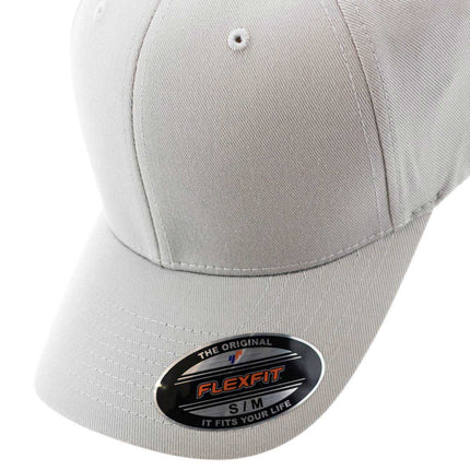 NYC gebogener Schirm Cap 6277silver-