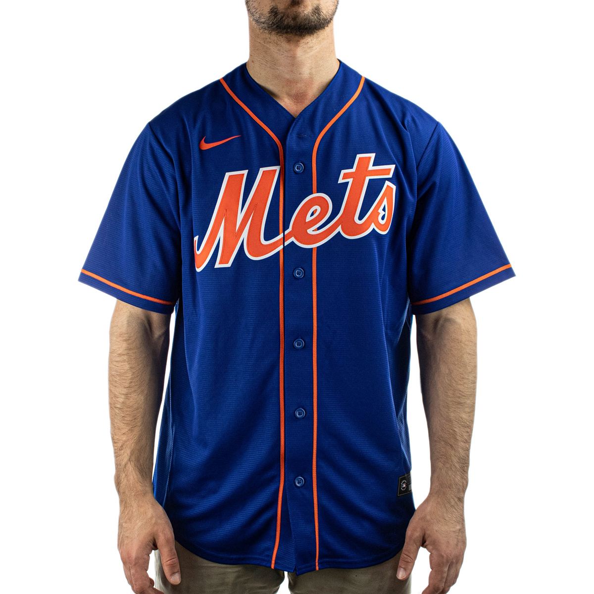 Nike MLB New York Mets Official Replica Alternate Baseball-Shirt