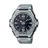 Casio Retro Wrist Watch Analog Armband Uhr MWA-100HD-1AVEF - silber-schwarz
