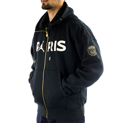 Jordan Paris Saint-Germain Travel Fleece Zip Hoodie CV9910-010-