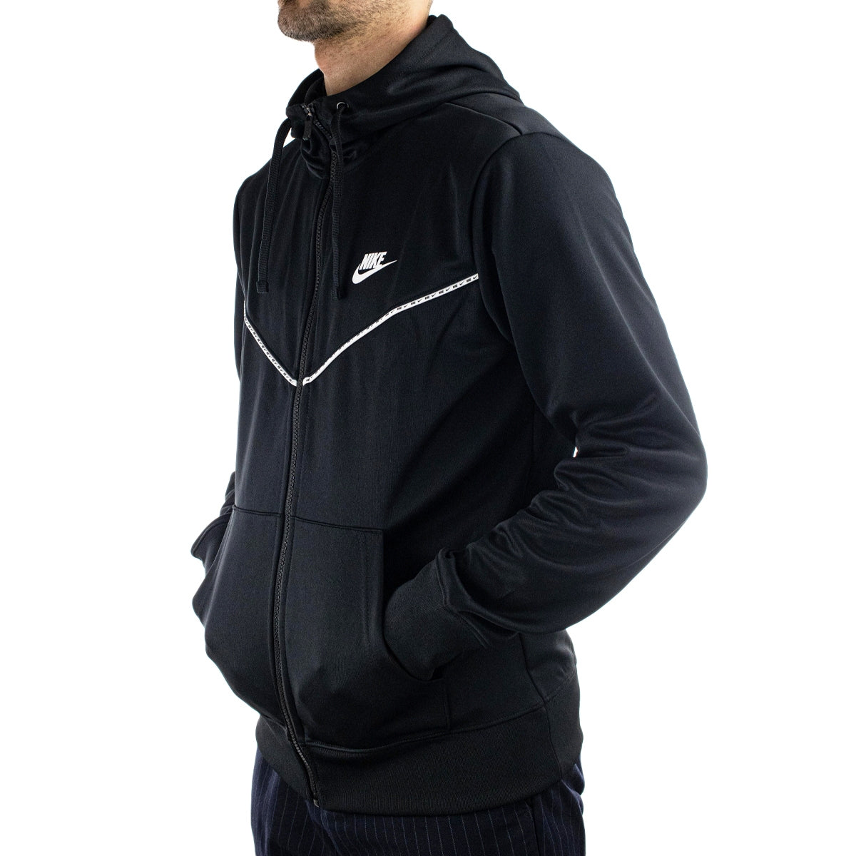Nike Sportswear Repeat Zip Hoodie CZ7822-010 - schwarz â Brooklyn Footwear x Fashion