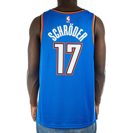 Nike Oklahoma City Thunder NBA Dennis Schroeder #17 Icon Edition Swingman Jersey Trikot CW3676-408-
