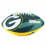 Wilson Green Bay Packers NFL Junior Team Logo (Gr. 7) American Football WTF1534XBGB - grün-gelb