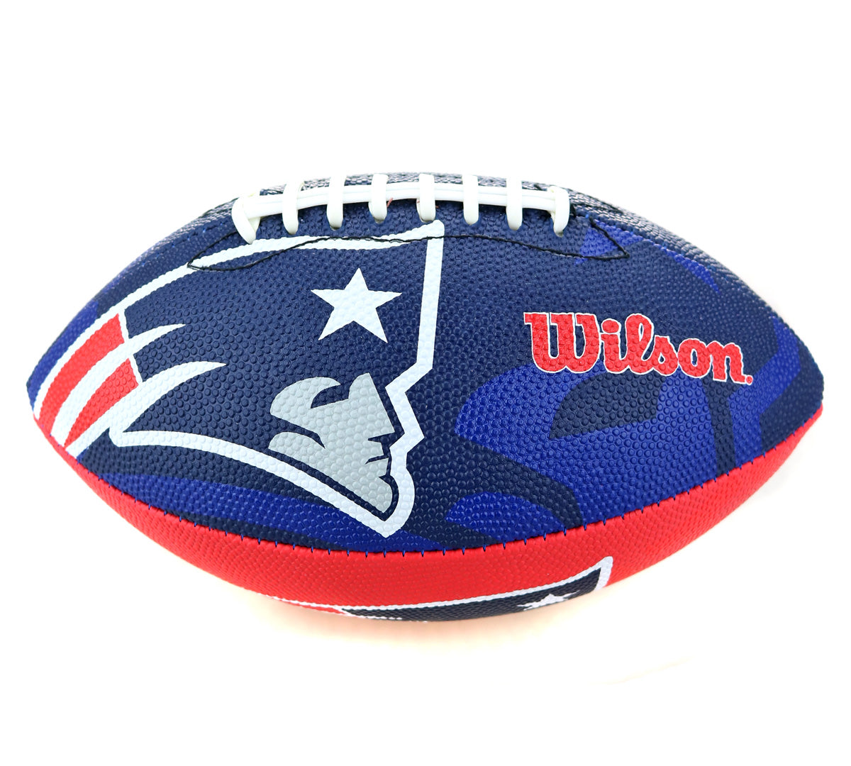 Wilson New England Patriots NFL Junior Team Logo (Gr. 7) American Football WTF1534XBNE-