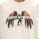 Pequs Wide Awake Graphic T-Shirt 60619481 - creme