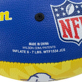 Wilson Los Angeles Rams NFL Junior Team Logo (Gr. 7) American Football WTF1534XBLA--
