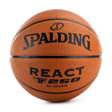 Spalding React TF-250 Composite Größe 7 Basketball 76801Z - orange-schwarz