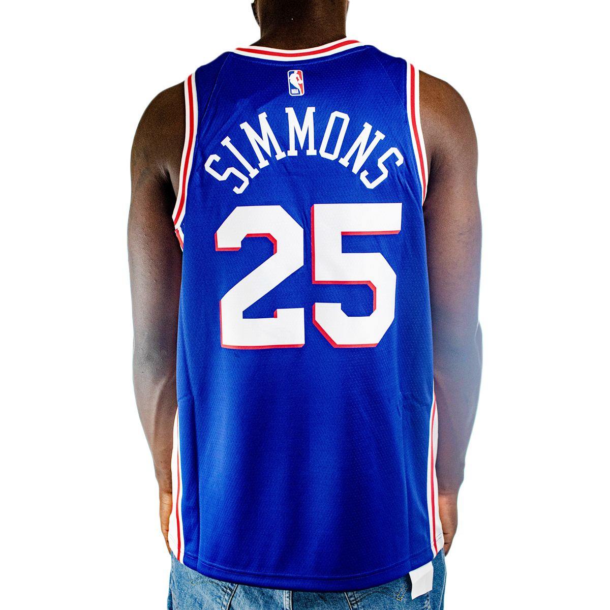 Philadelphia 76ers NBA Ben Simmons #25 adidas - Swingman Jersey - Blue