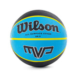 Wilson MVP Basketball Größe 6 WTB9018XB06 - schwarz-hellblau