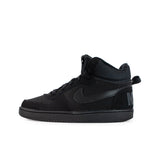 Nike Court Borough Mid (GS) 839977-001 - schwarz-schwarz