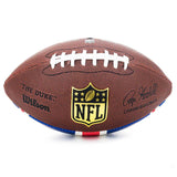 Wilson NFL Union Jack Official Size American Football (Gr. 9) WTF1748XBLGUJ - brown-gold-blue-red-white