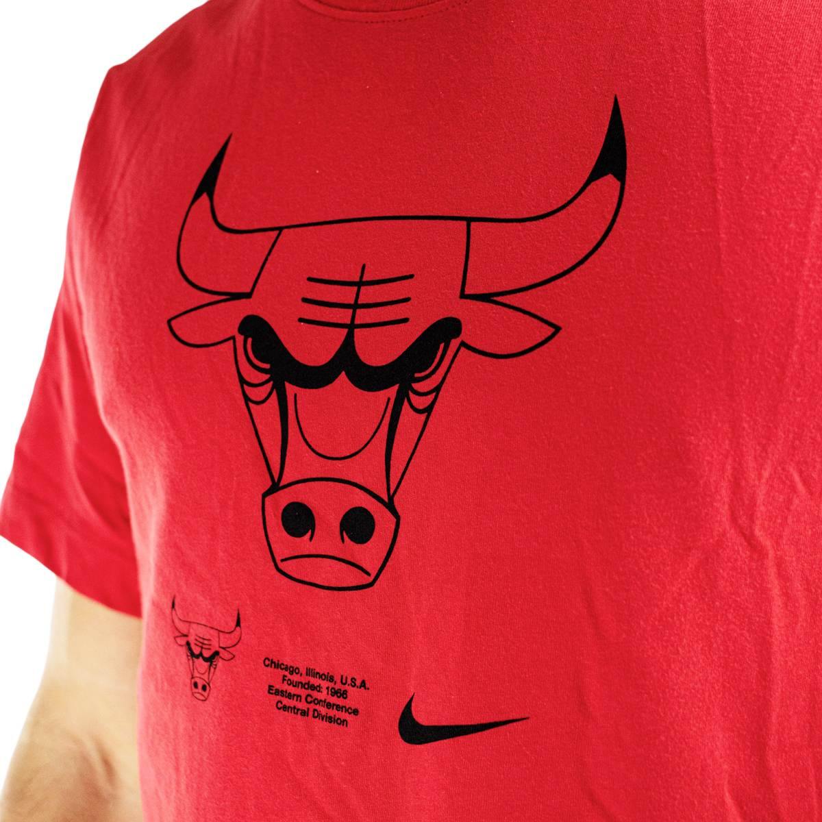 Nike Dri-FIT NBA Long-Sleeve Chicago Bulls Red [FB3468-657