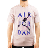 Jordan Stencil T-Shirt CJ6308-261 - rosa-lila-schwarz