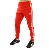 Adidas Superstar Track Pant PrimeBlue Jogging Hose HF2134 - rot-weiss