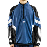 Adidas Polarfleece Half Zip Sweatshirt HK7362 - blau-schwarz