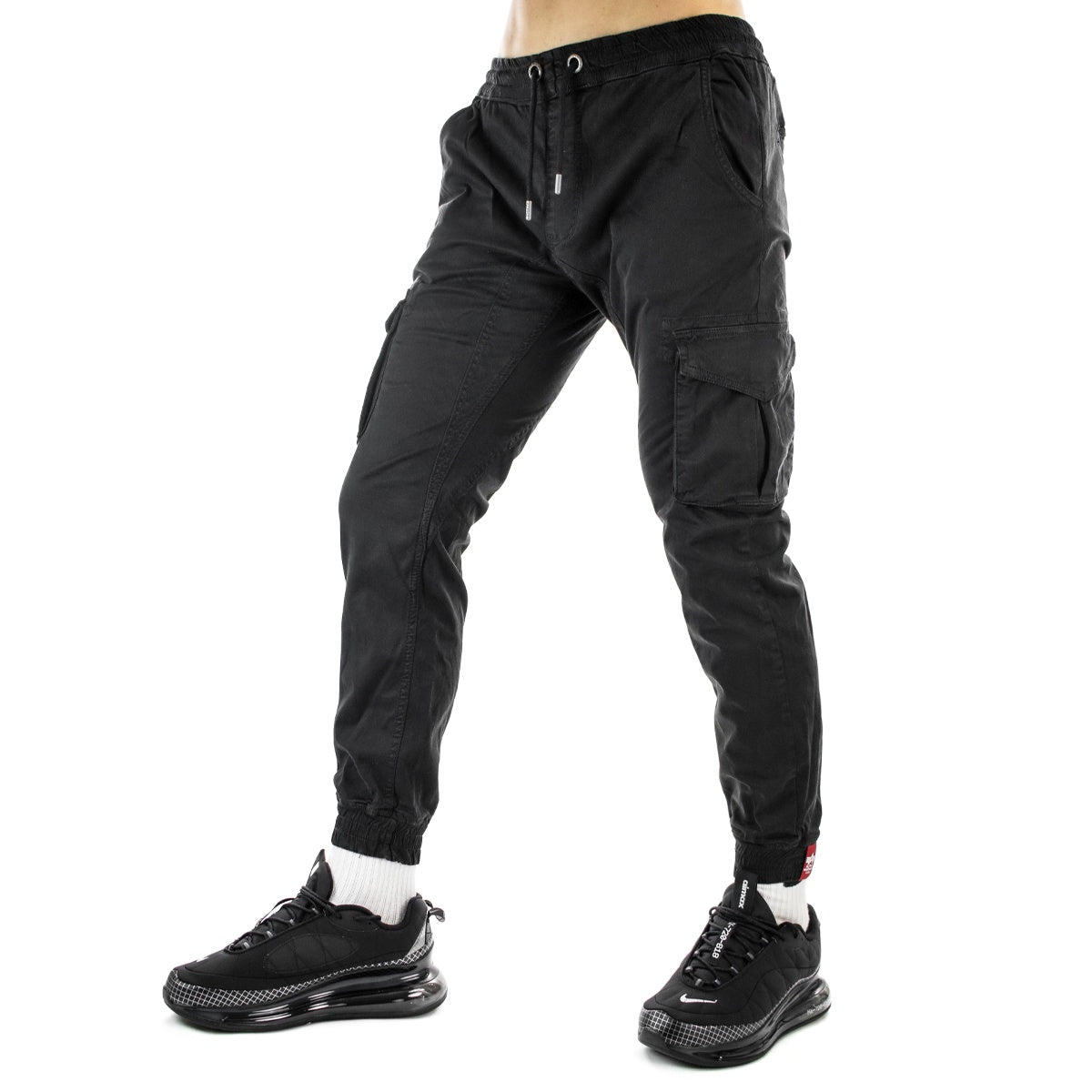 116202-03 Jogger schwarz - Twill Industries Pant Cotton Fashion – Alpha Brooklyn Hose Footwear Inc x
