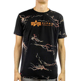 Alpha Industries Inc Lightning All Over Print T-Shirt 106500-241-