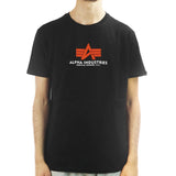 Alpha Industries Inc Basic Rubber T-Shirt 100501RB-03 - schwarz