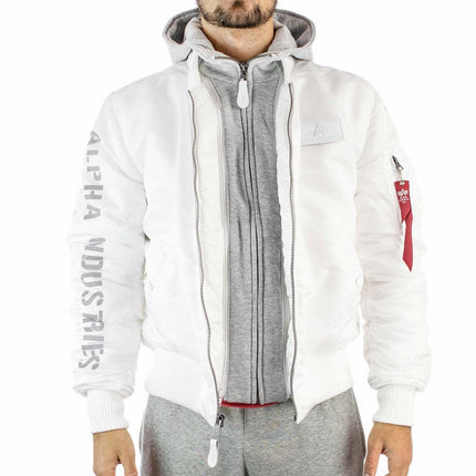 Alpha Industries Inc MA-1 D-Tec SE Winter Jacke 133104-591 - weiss