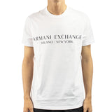 Armani Exchange T-Shirt 8NZT72-1100 - weiss-schwarz