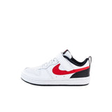 Nike Court Borough Low 2 (PS) BQ5451-110 - weiss-schwarz-rot