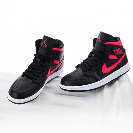 Jordan Wmns Air Jordan 1 Mid - Black Siren Red BQ6472-004-