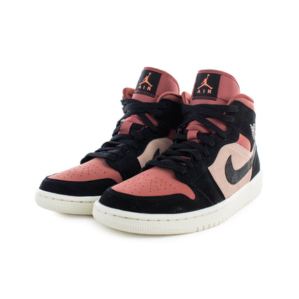 Jordan Wmns Air Jordan 1 Mid - Burgundy Dusty Pink BQ6472-202-
