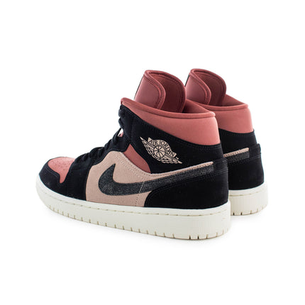 Jordan Wmns Air Jordan 1 Mid - Burgundy Dusty Pink BQ6472-202-