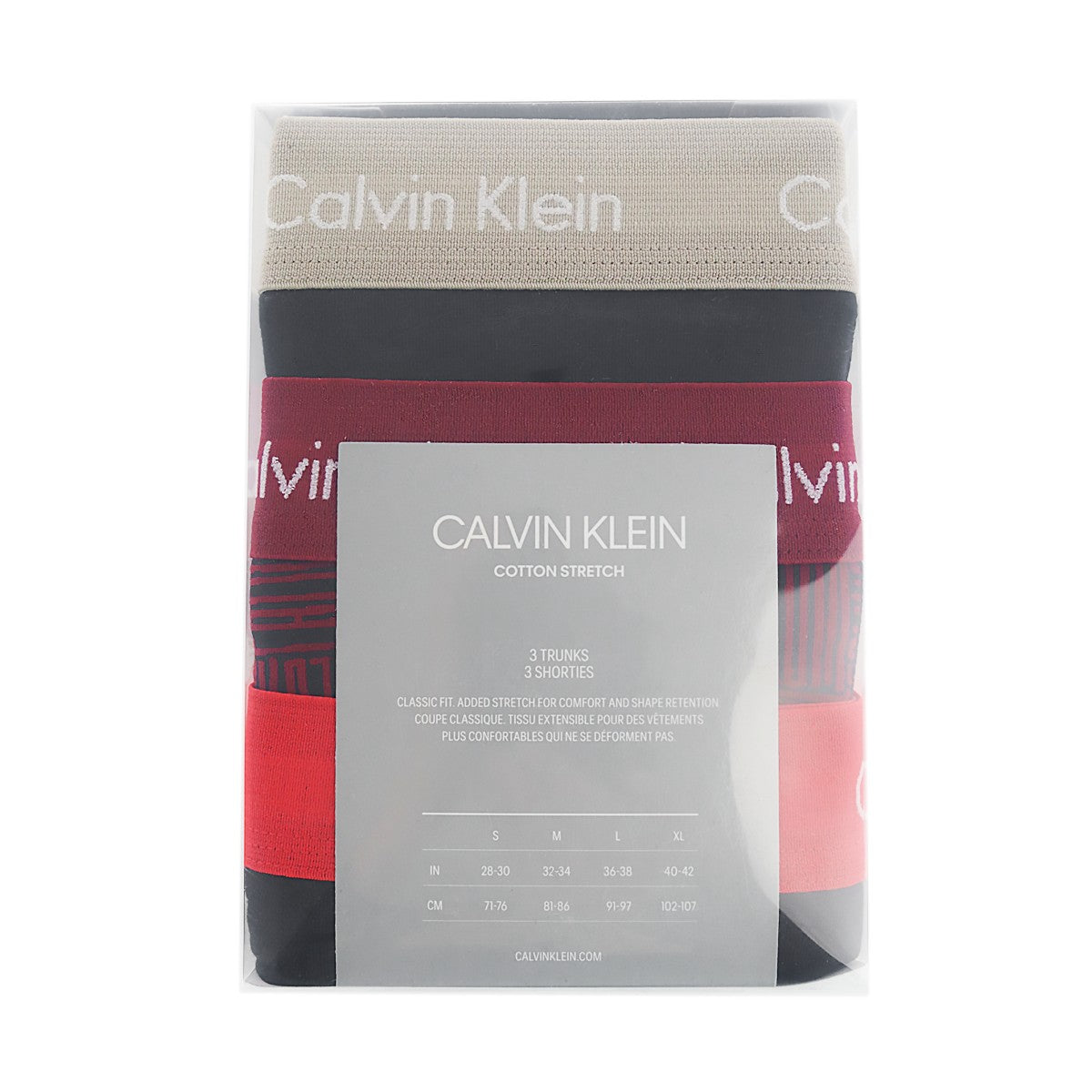 Calvin Klein Trunk Boxershort 3 Stück NB3056A-6G5--