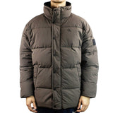 Calvin Klein Badge Oversized Puffer Winter Jacke J321915-GYN - braun