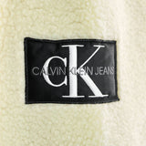 Calvin Klein Badge Sherpa Half Zip Sweatshirt J322196-ACF-