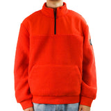 Calvin Klein Badge Sherpa Half Zip Sweatshirt J322196-S04-